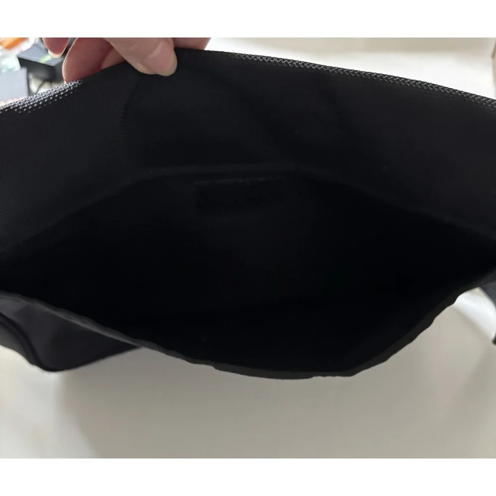 Vintage MTV Messenger Bag Black Gray Red Logo Adjustable Strap Promotional Logo